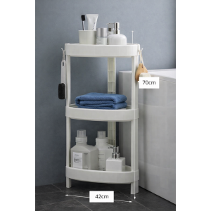Corner Shelf 3 Places EVA Bathroom Accessories
